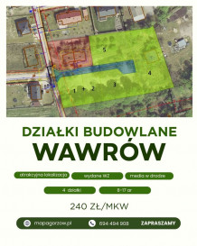 Działka Sprzedaż Wawrów Sadowa