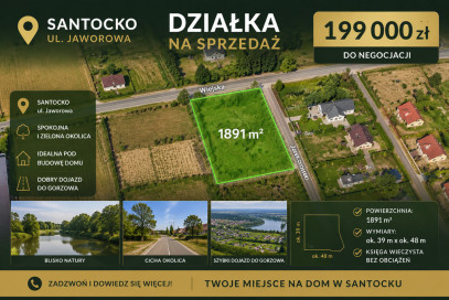 Działka Sprzedaż Santocko Jaworowa