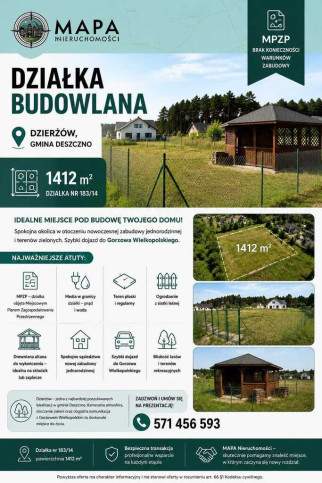 Działka Sprzedaż Dzierżów 1