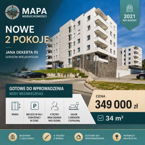 Mieszkanie Sprzedaż Gorzów Wielkopolski Górczyn Jana Dekerta 1
