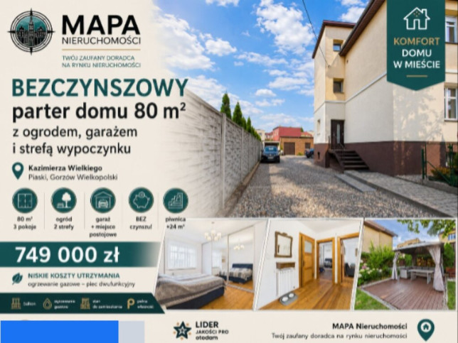 Mieszkanie Sprzedaż Gorzów Wielkopolski os. Piaski Kazimierza Wielkiego 1