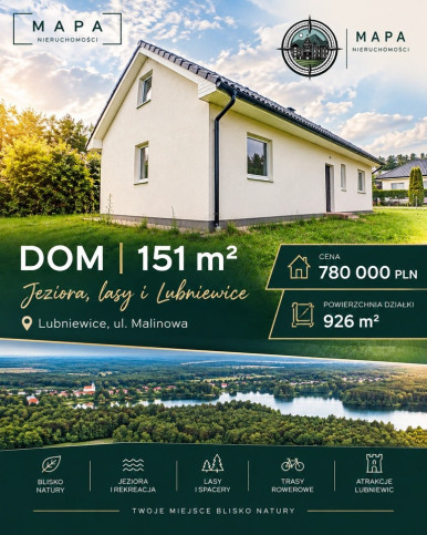 Dom Sprzedaż Lubniewice Malinowa 1